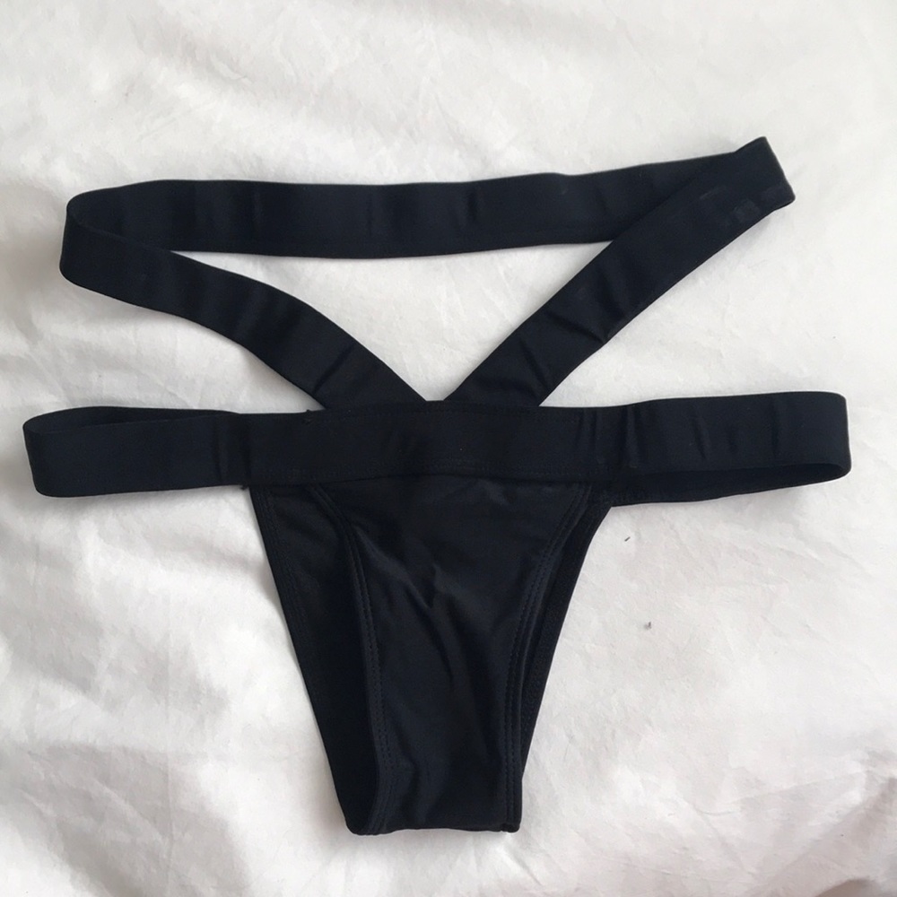 Black swim bottoms